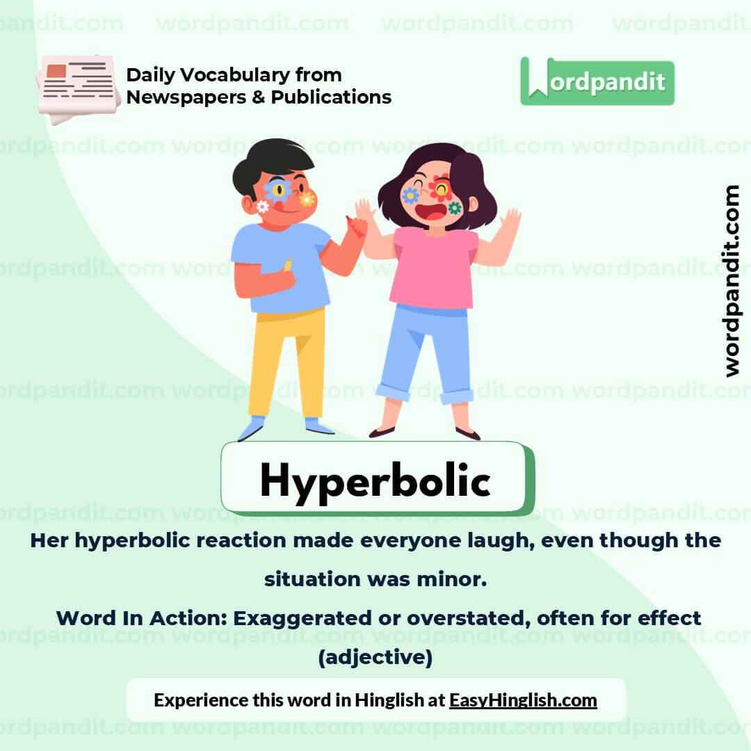 Hyperbolic Picture Vocabulary