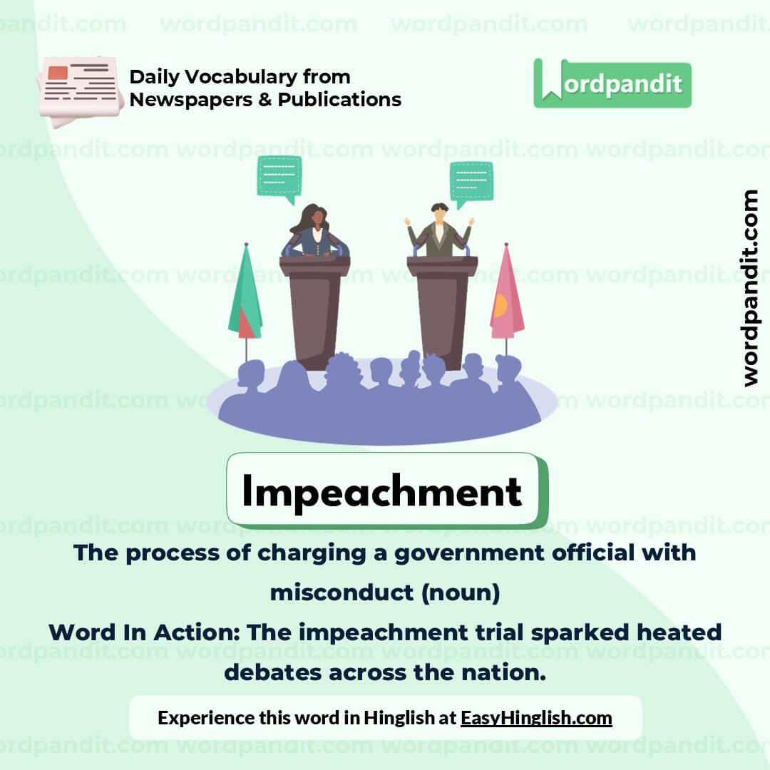Impeachment Vocabulary Picture