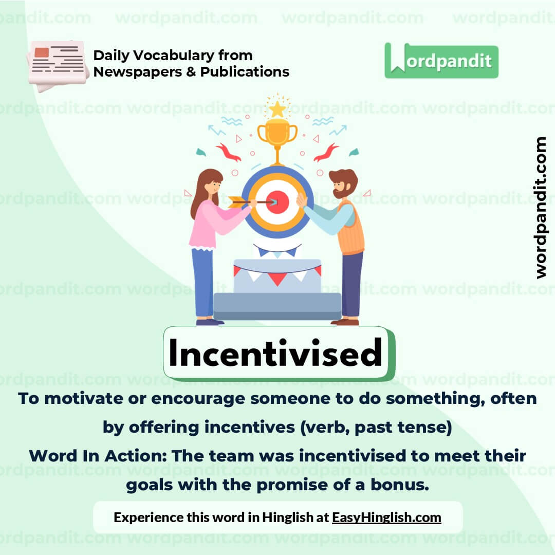Incentivised Vocabulary Picture