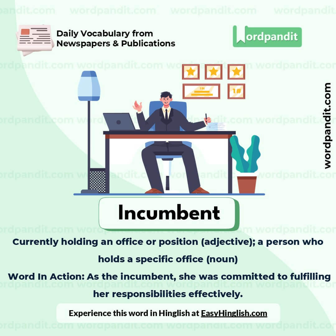 Incumbent Picture Vocabulary