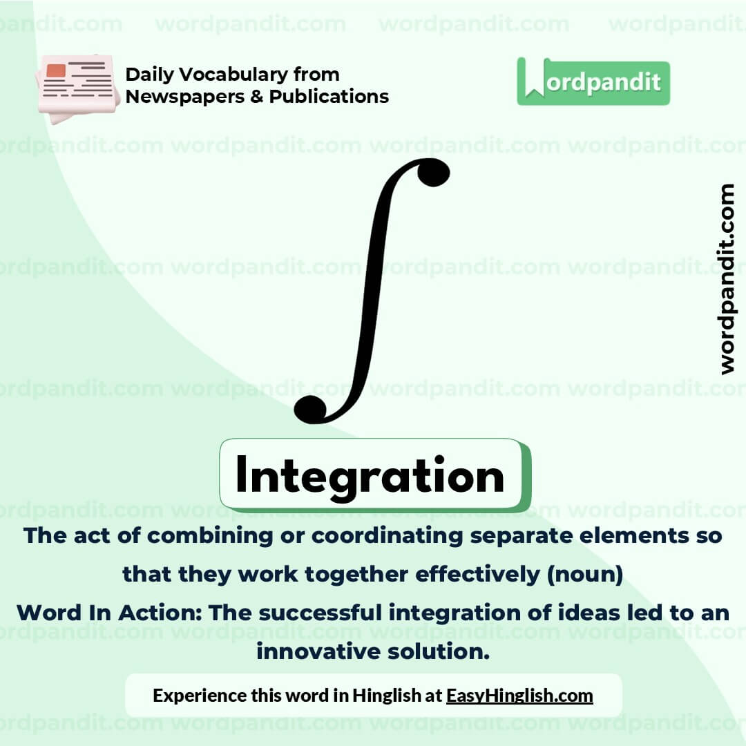 Integration Vocabulary Picture