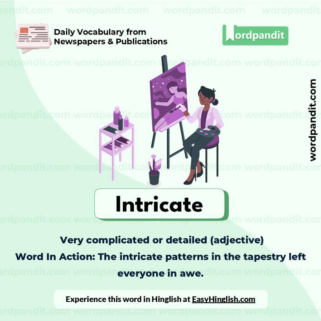 Intricate Vocabulary Picture