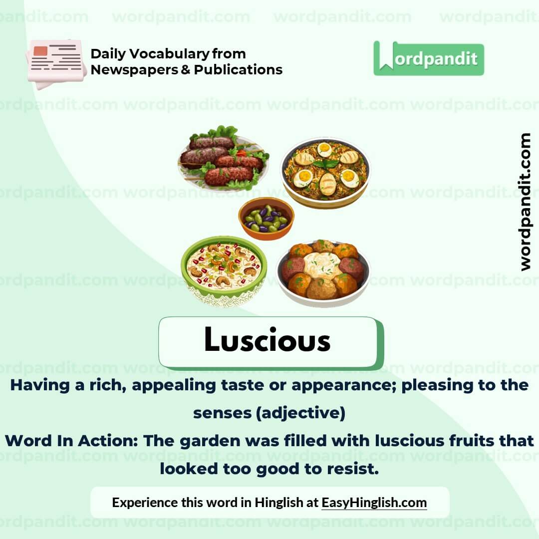 Luscious Vocabulary Picture
