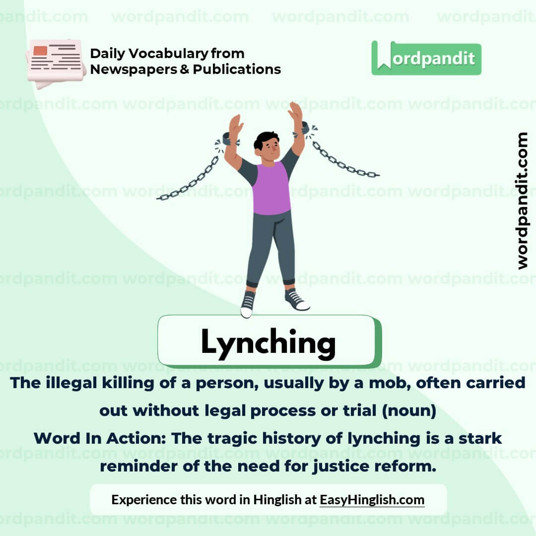 Lynching Vocabulary Picture