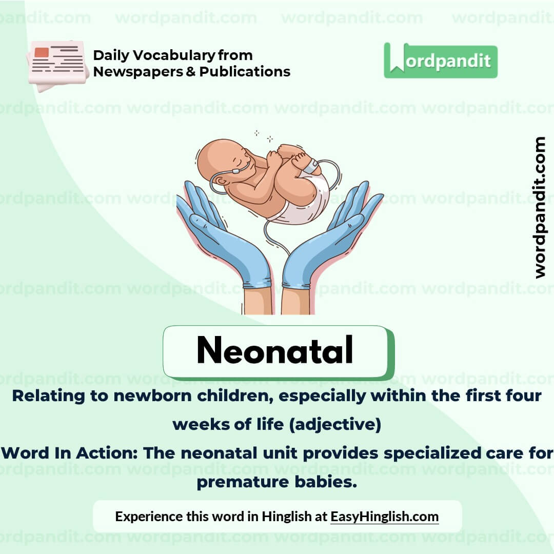 Neonatal Vocabulary Picture