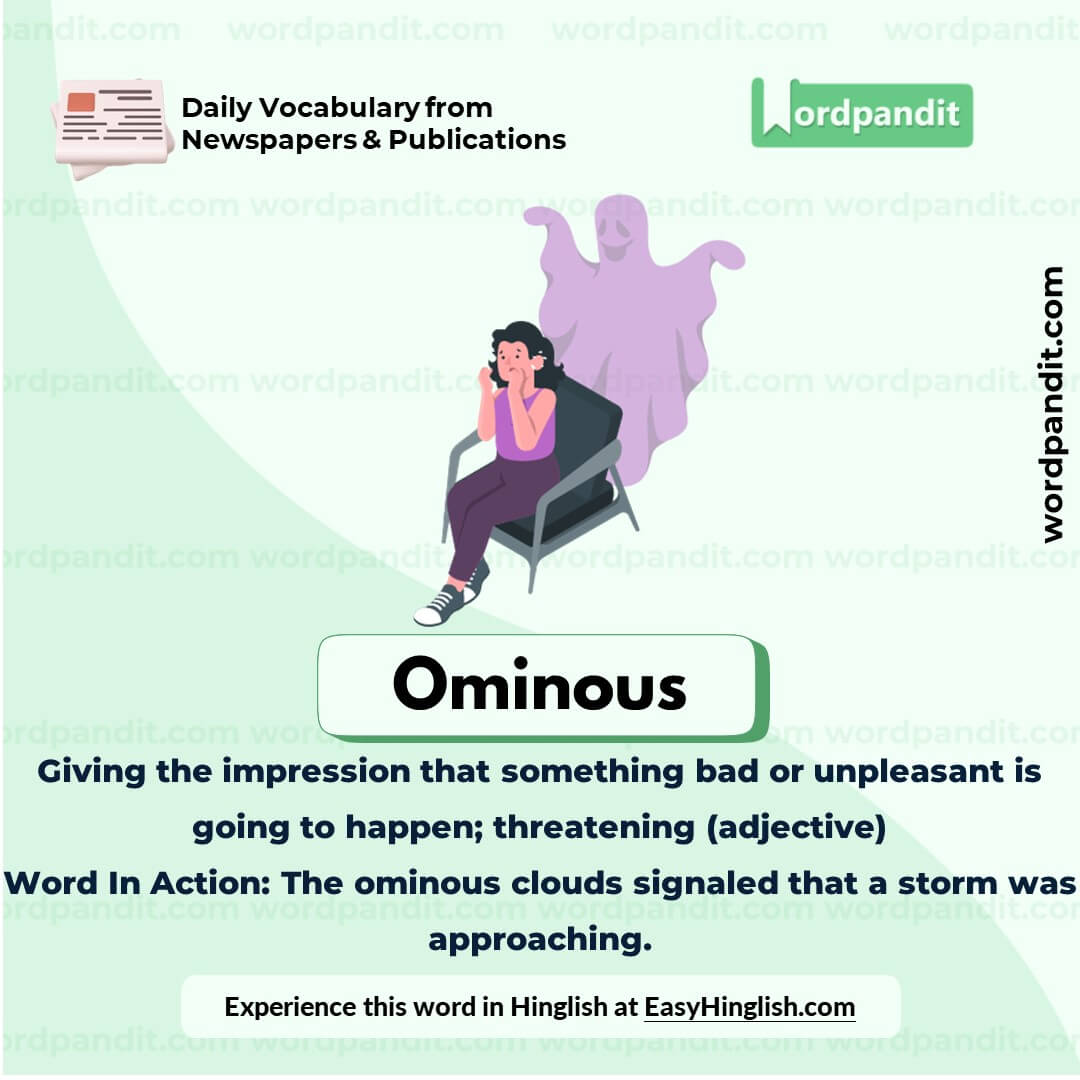 Ominous Vocabulary Picture