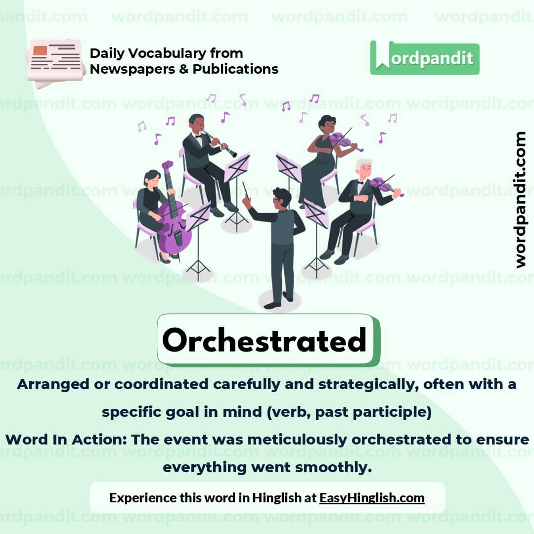 Orchestrated Picture Vocabulary