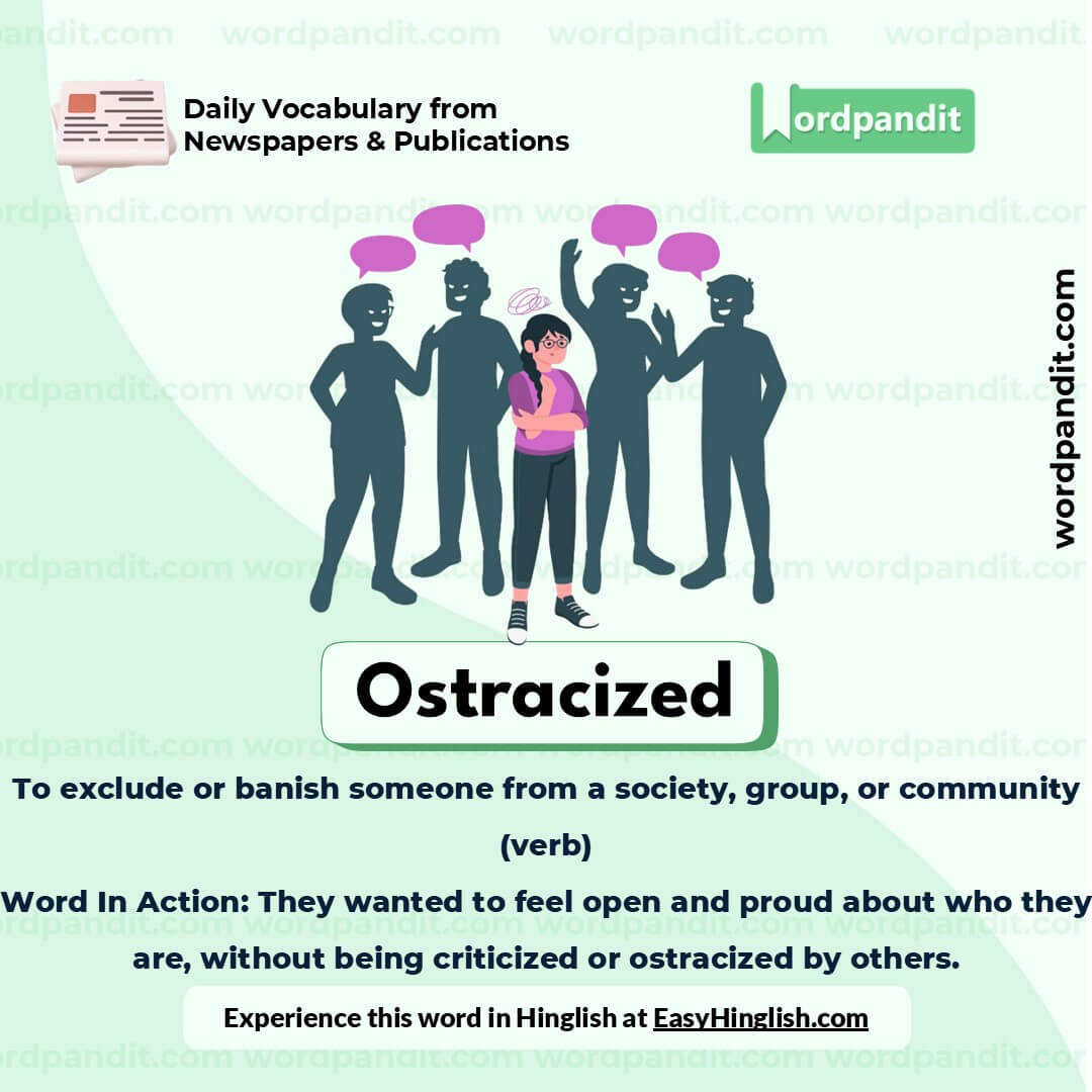 Ostracized Picture Vocabulary Ostracized Picture Vocabulary