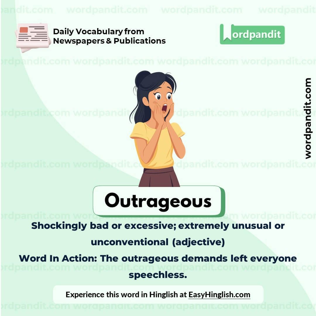 Outrageous Vocabulary Picture