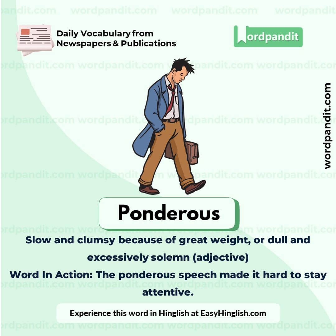 Ponderous Vocabulary Picture