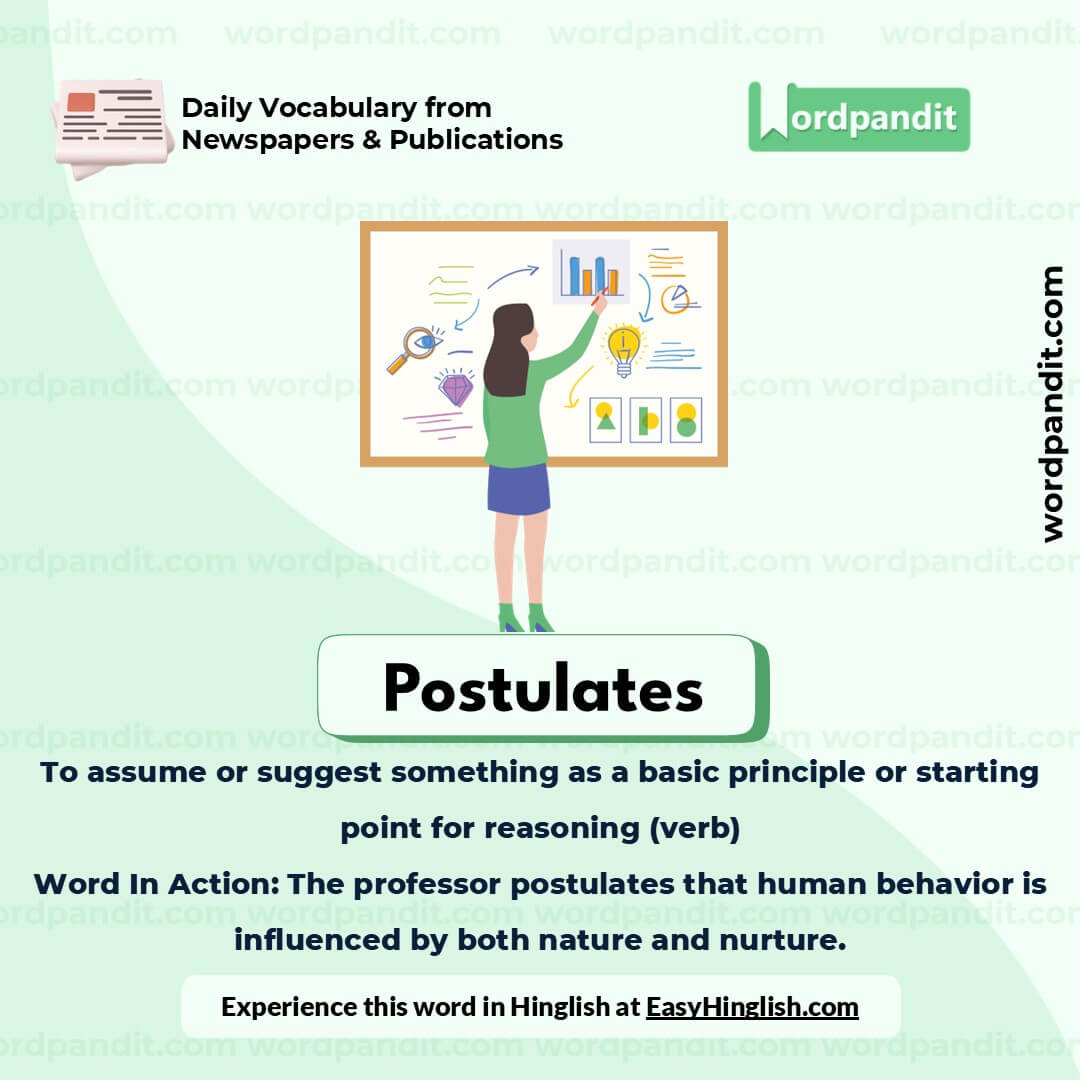 Postulates Picture Vocabulary