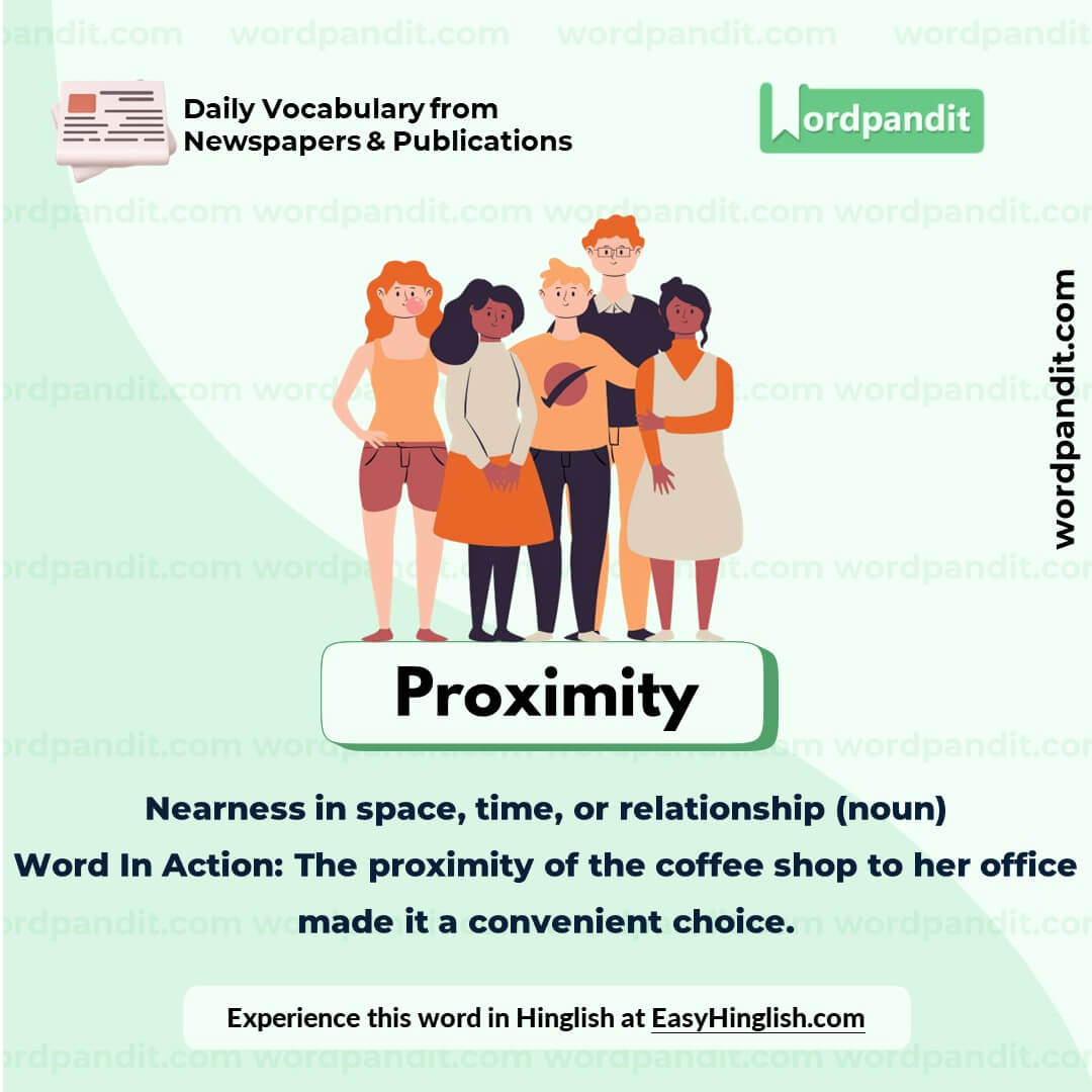 Proximity Vocabulary Picture