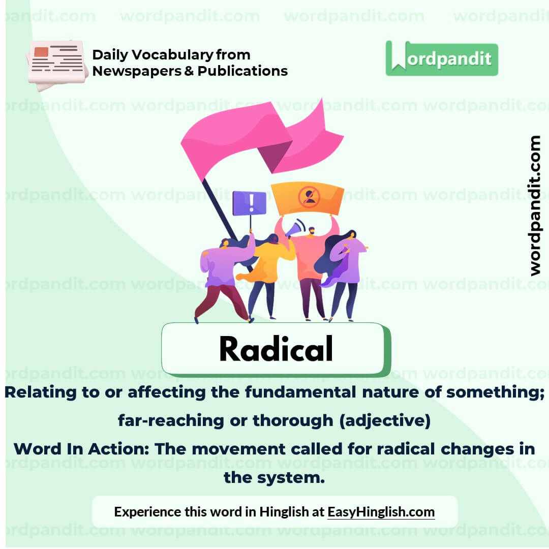 Radical Vocabulary Picture