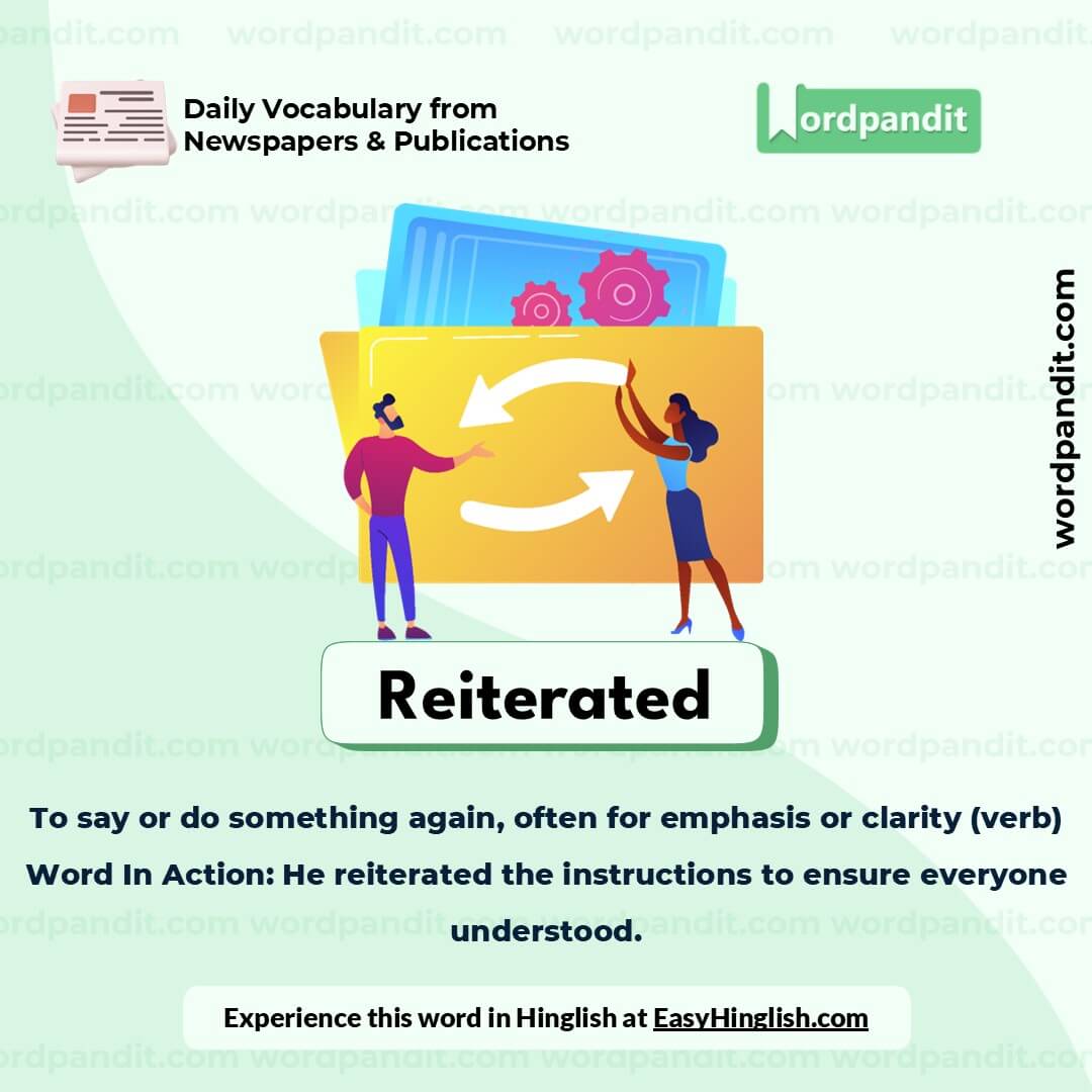 Reiterated Picture Vocabulary