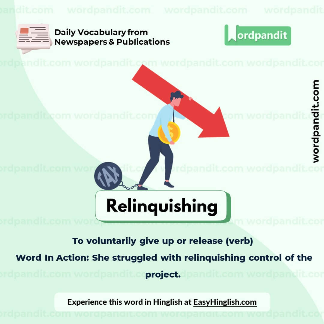 Relinquishing Bvocabulary Post