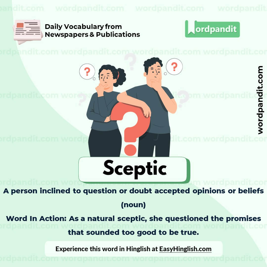 Sceptic Vocabulary Picture