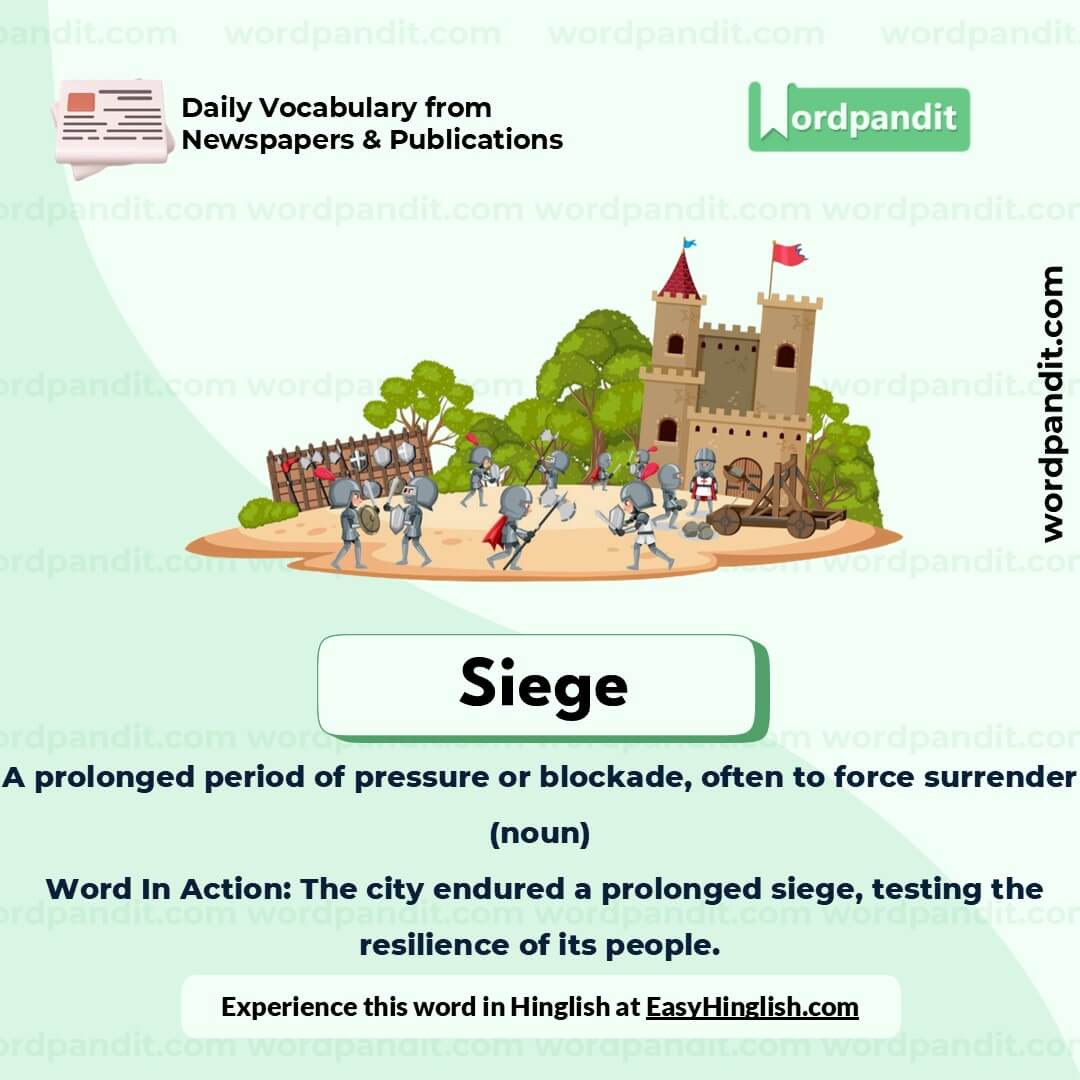 Siege Picture Vocabulary