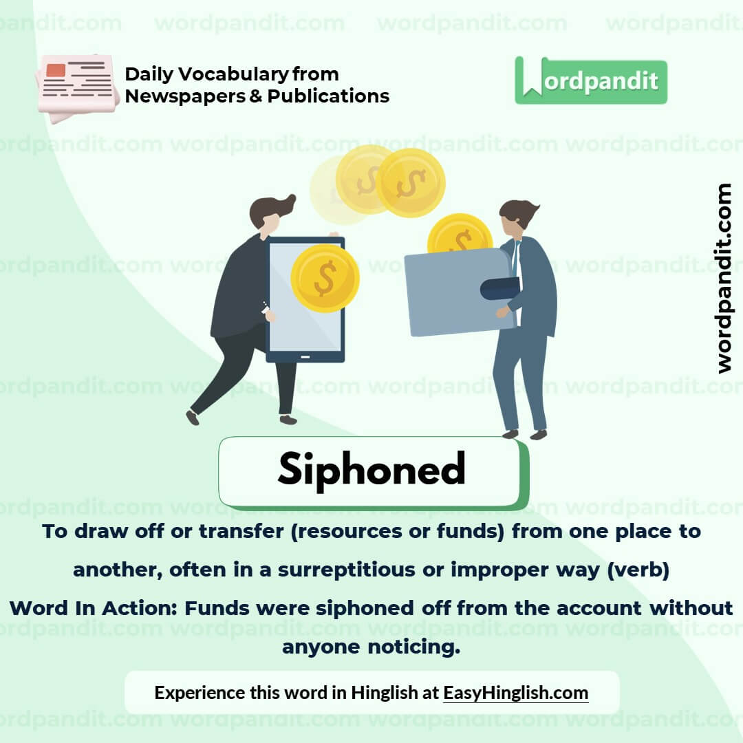 Siphoned Vocabulary Picture