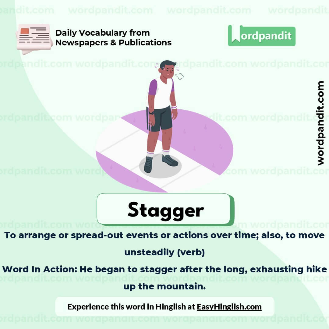Stagger Picture Vocabulary