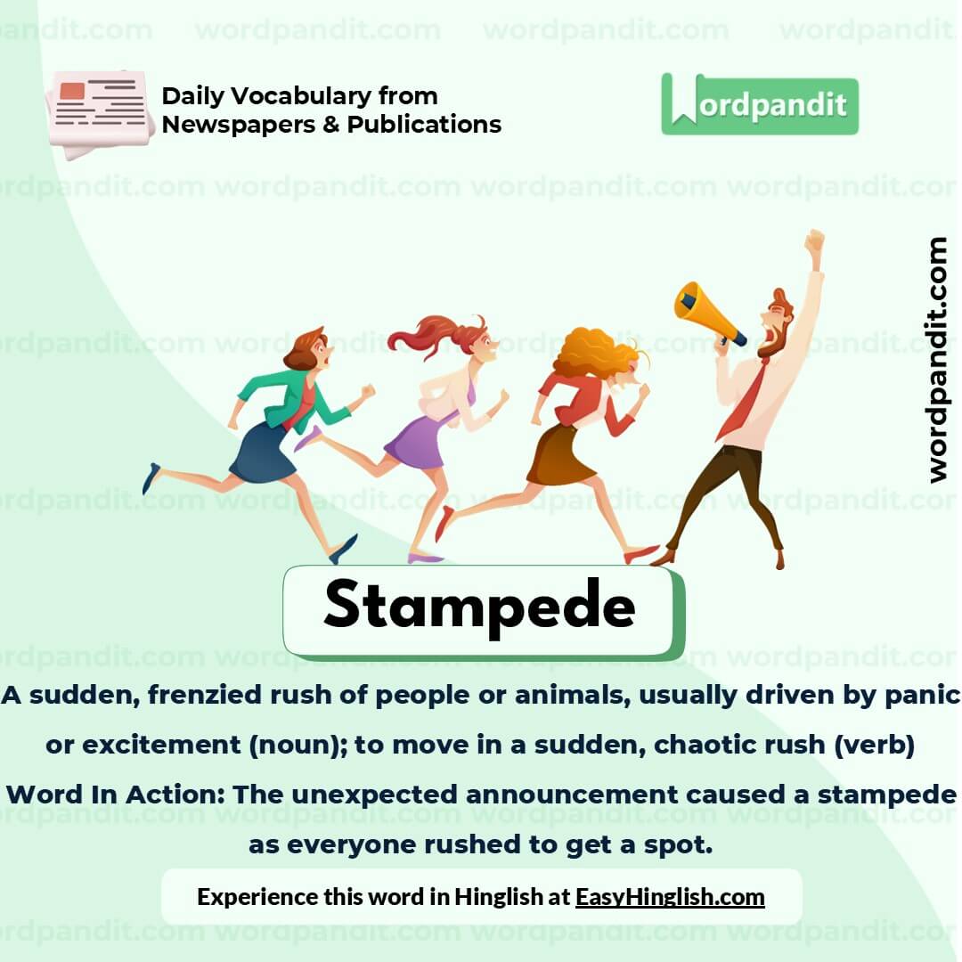 Stampede Picture Vocabulary Stampede Picture Vocabulary