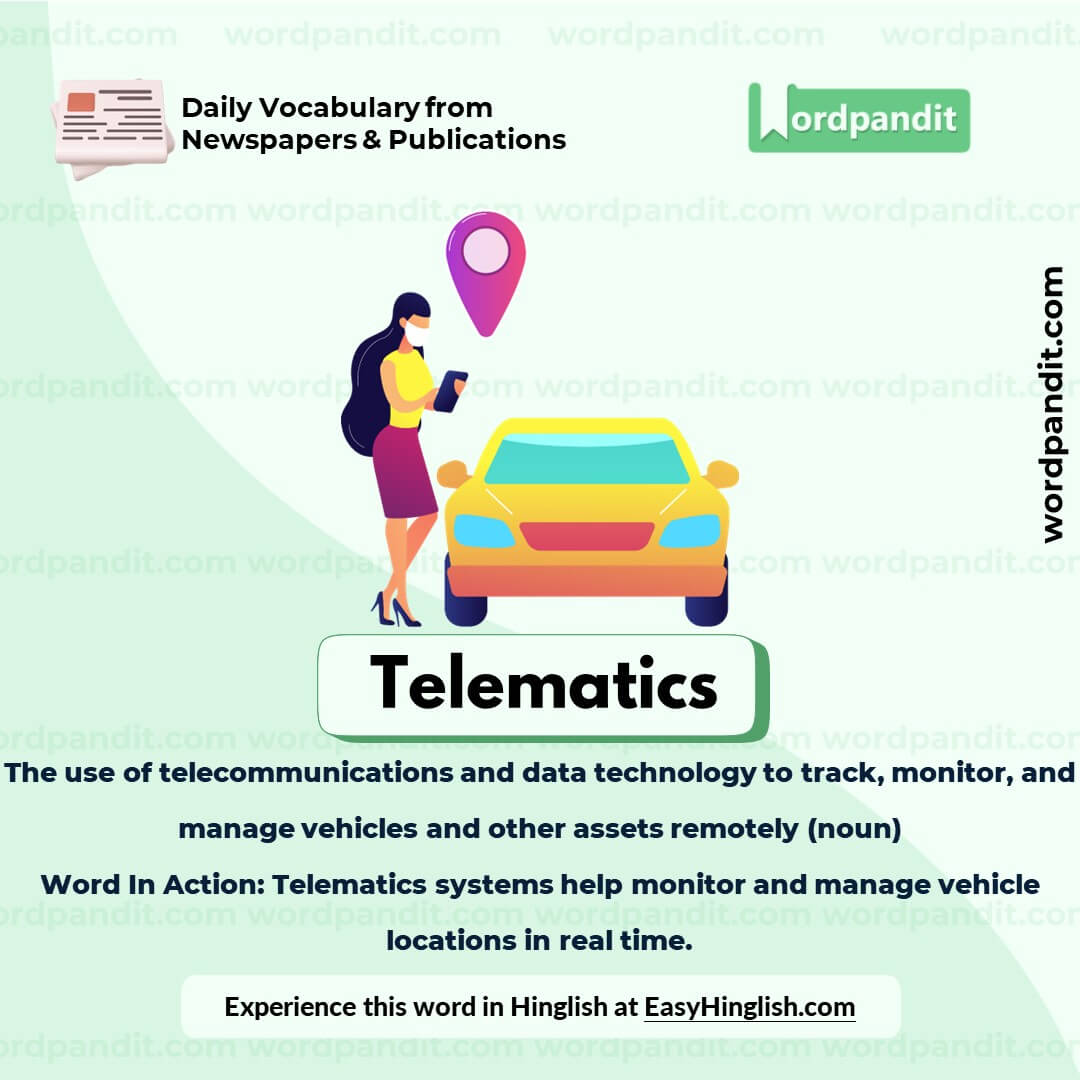 Telematics Vocabulary Picture