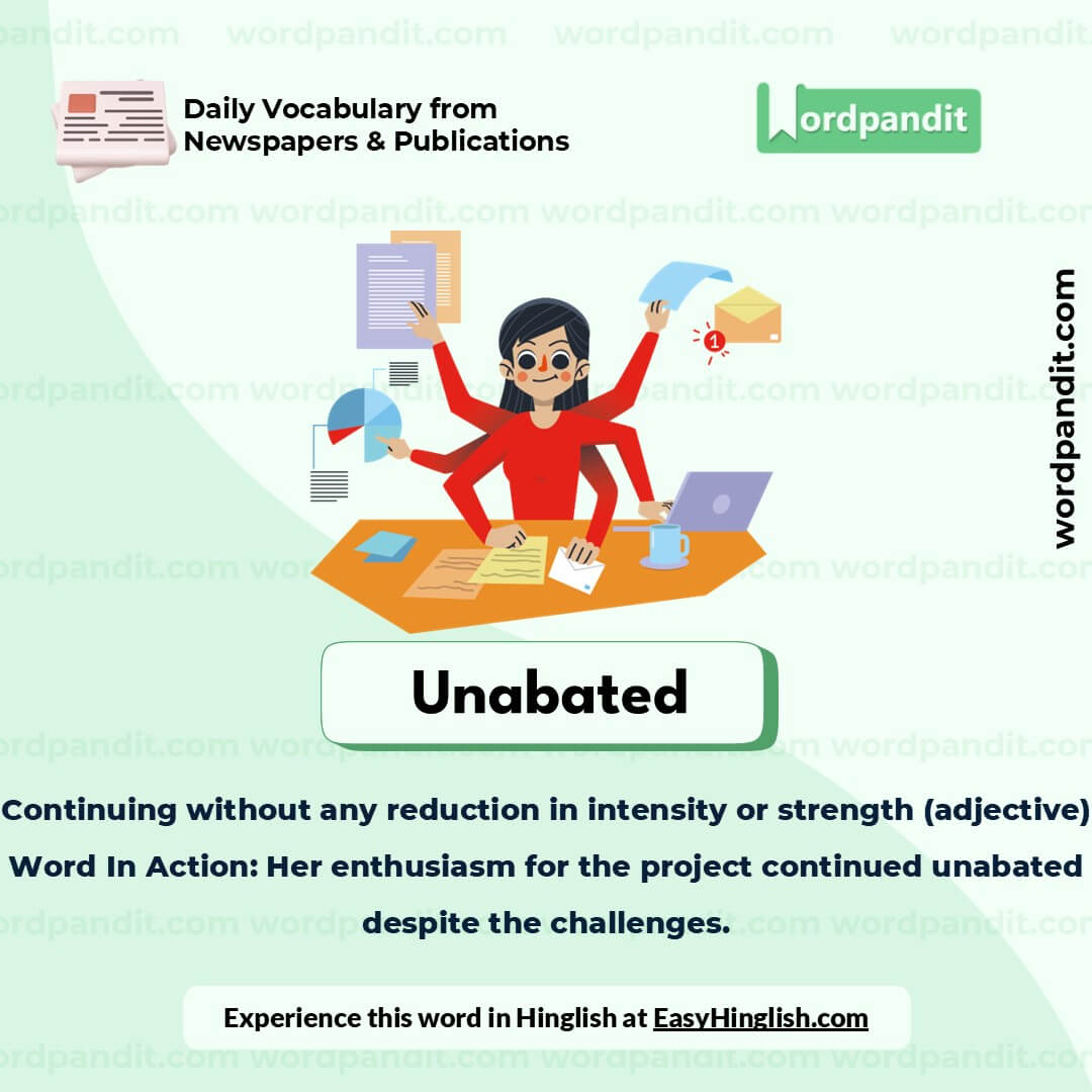 Unabated Picture Vocabulary