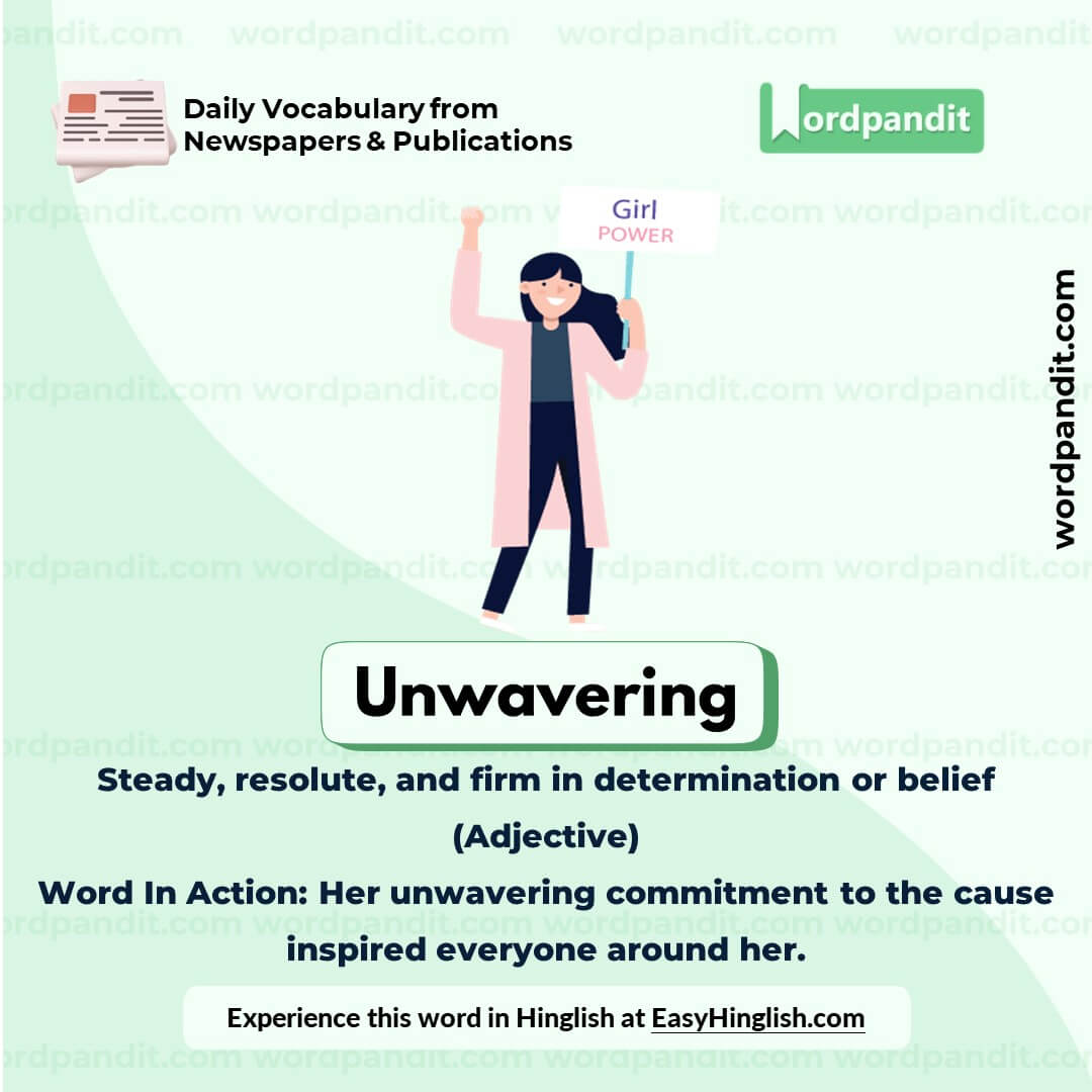 Unwavering Vocabulary Picture