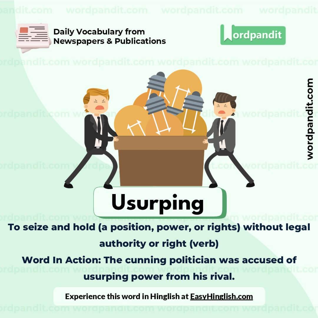 Usurping Vocabulary Picture