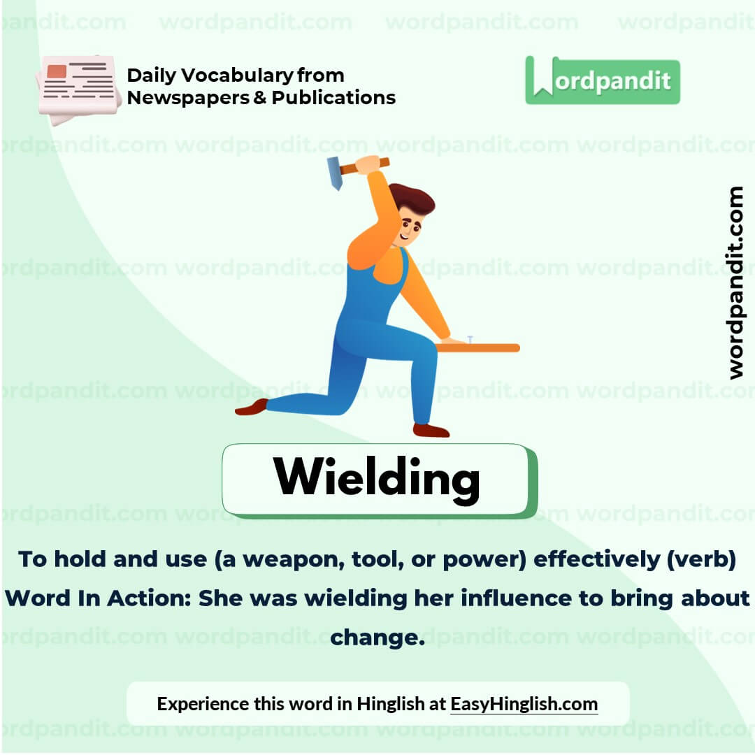 Wielding Vocabulary Picture