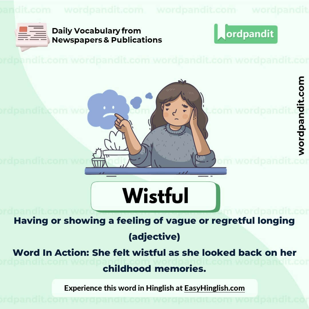Wistful Vocabulary Picture
