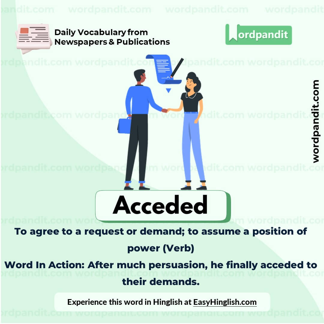 Acceded Vocabulary Picture