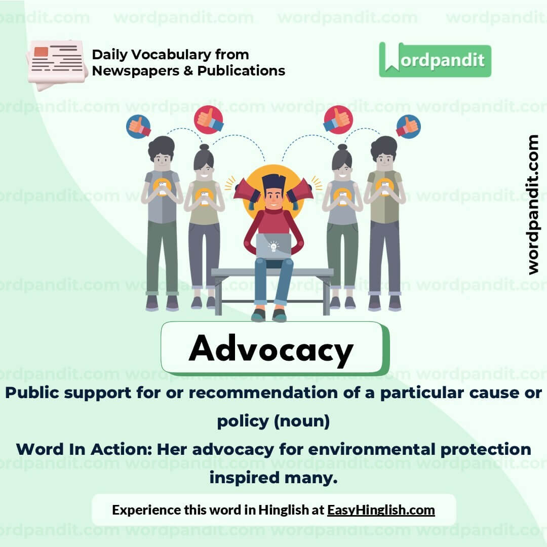 Advocacy Vocabulary Picture