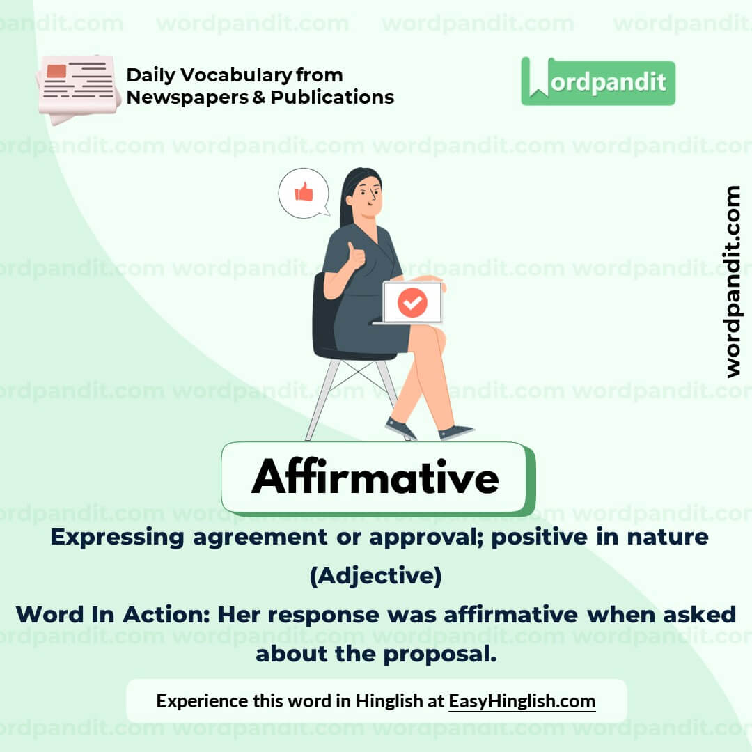 Affirmative Vocabulary Post