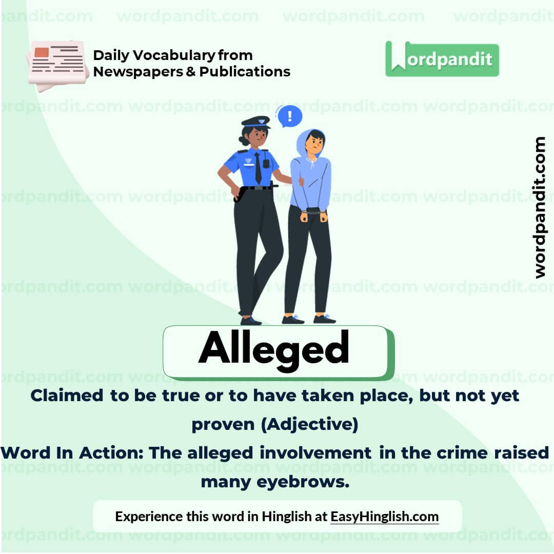 Alleged Vocabulary Picture