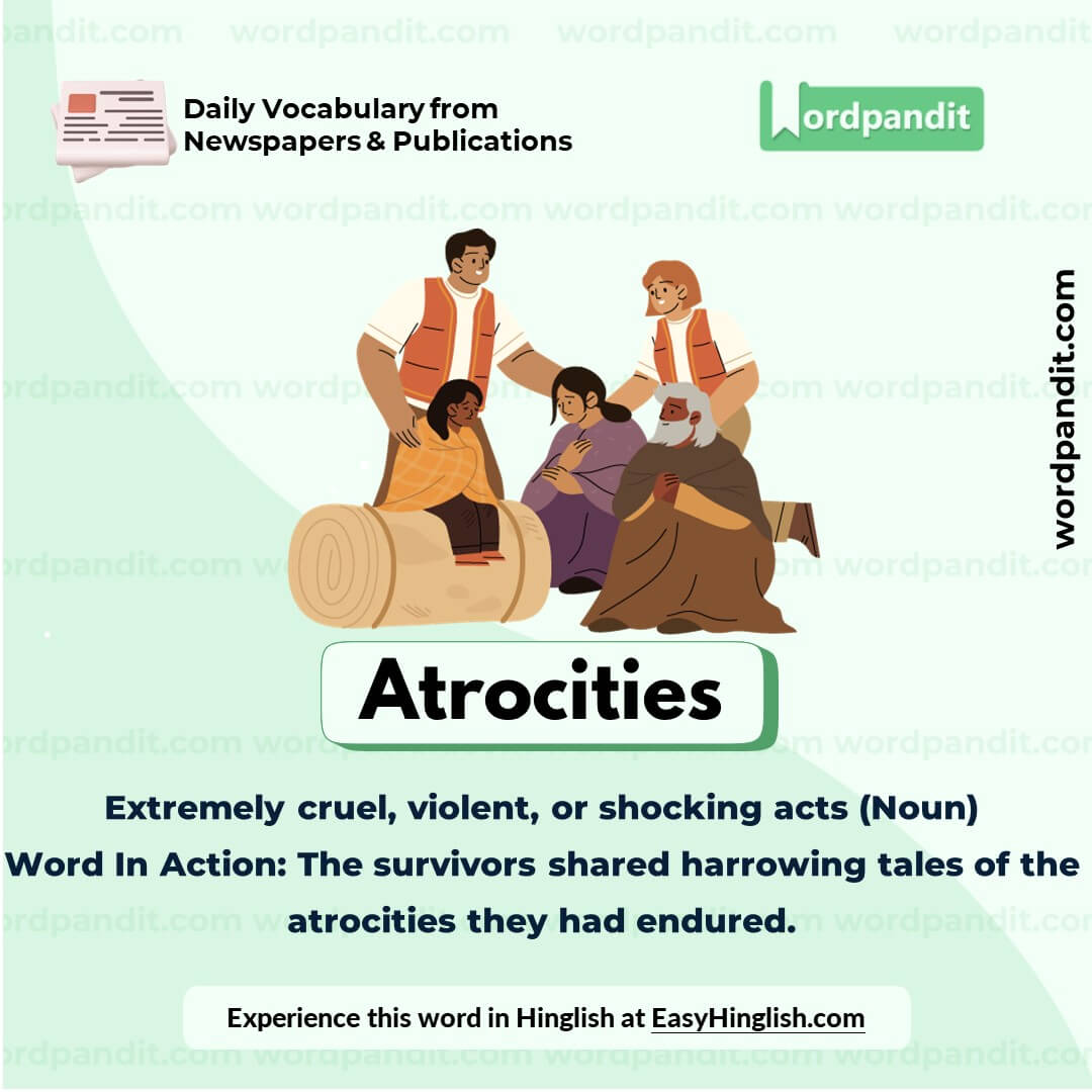 Atrocities Vocabulary Picture