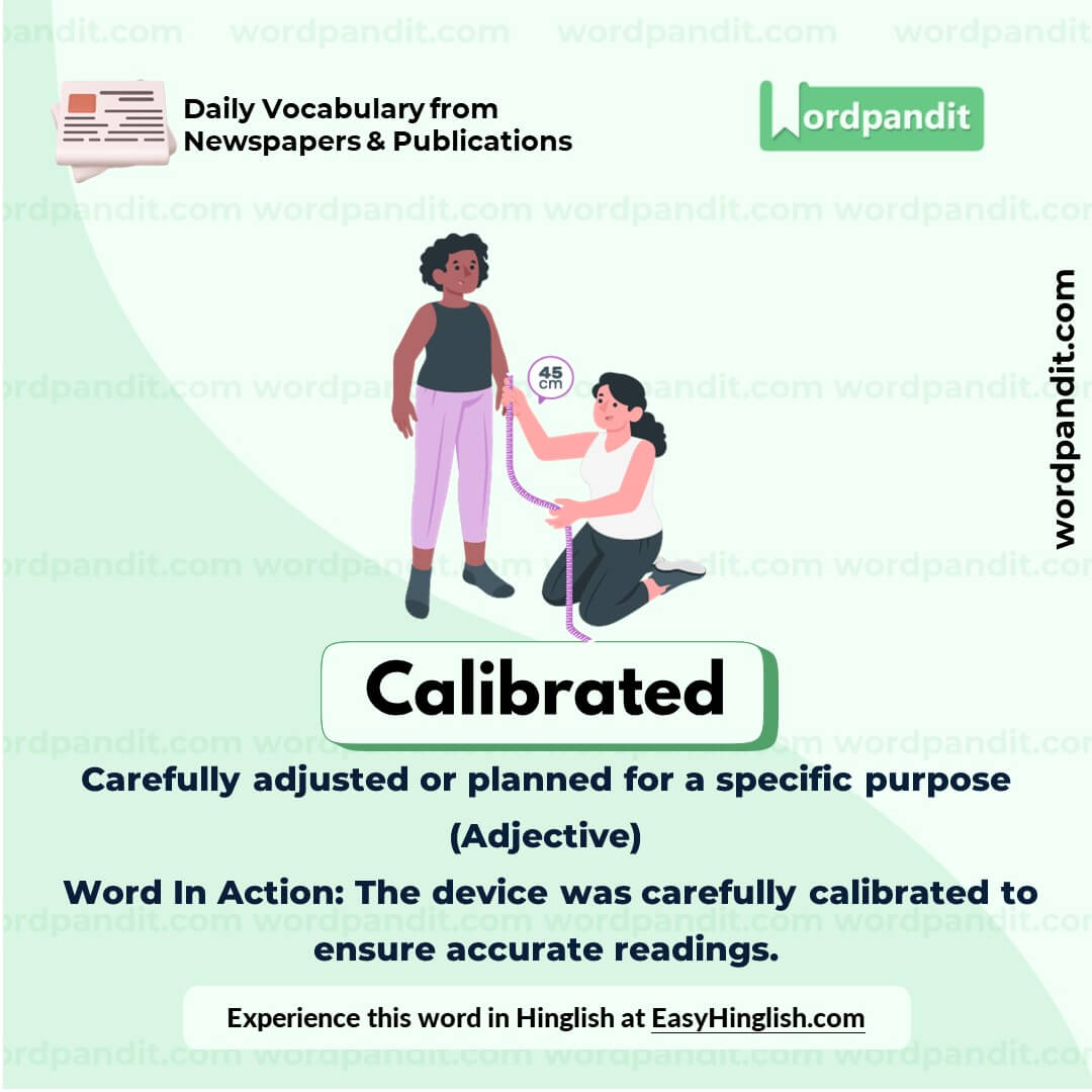 Calibrated Vocabulary Picture