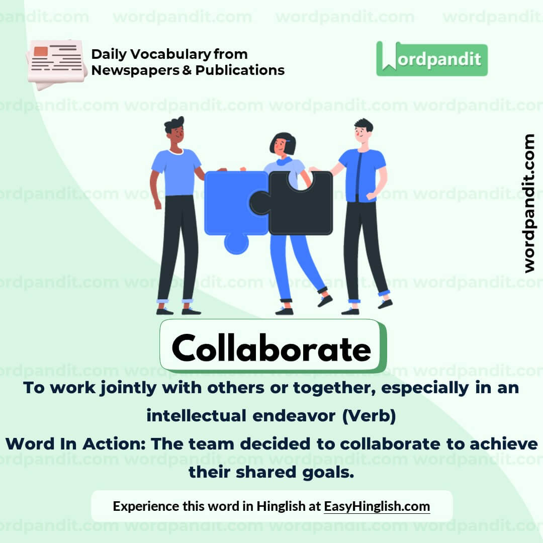 Collaborate Vocabulary Post