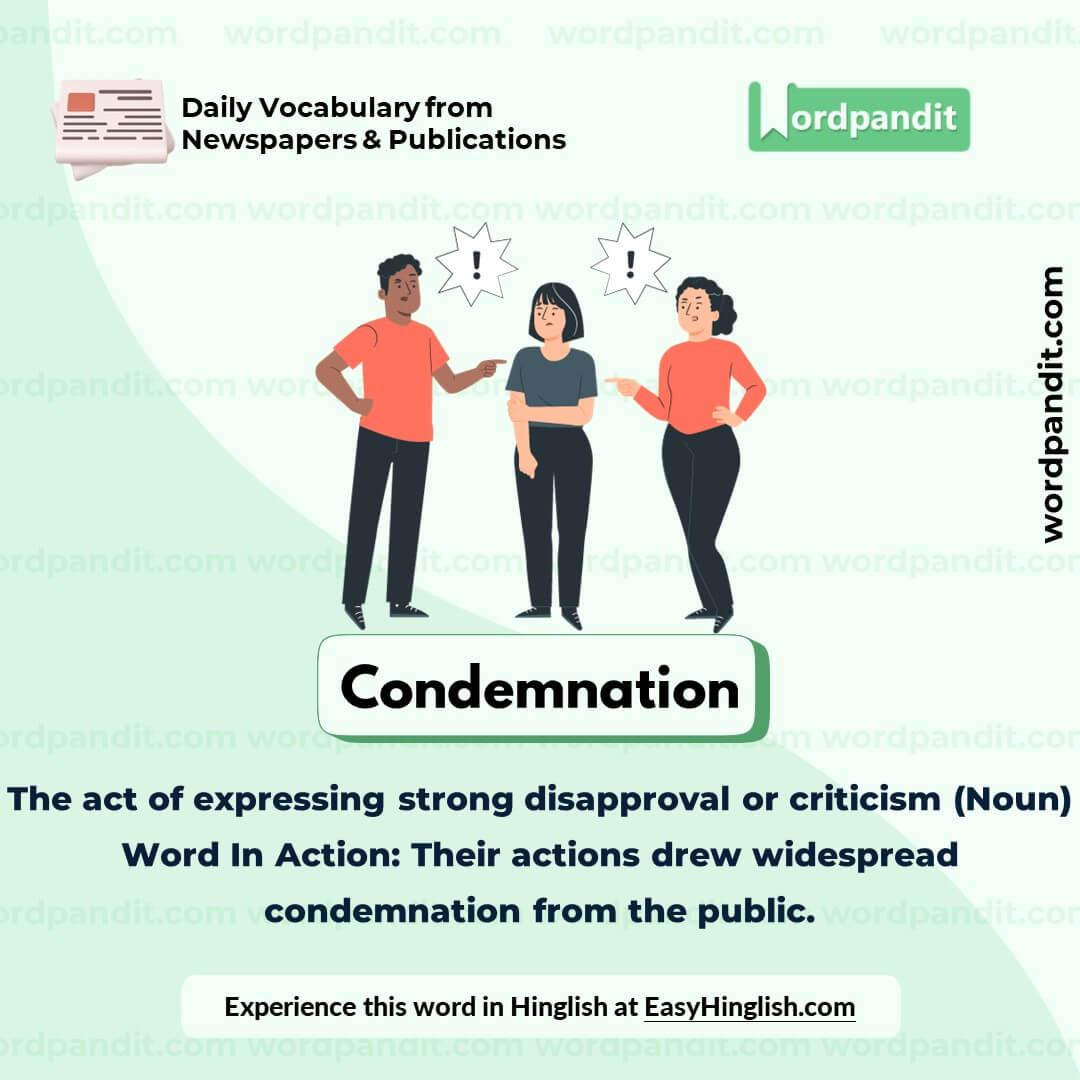 Condemnation Vocabulary Post