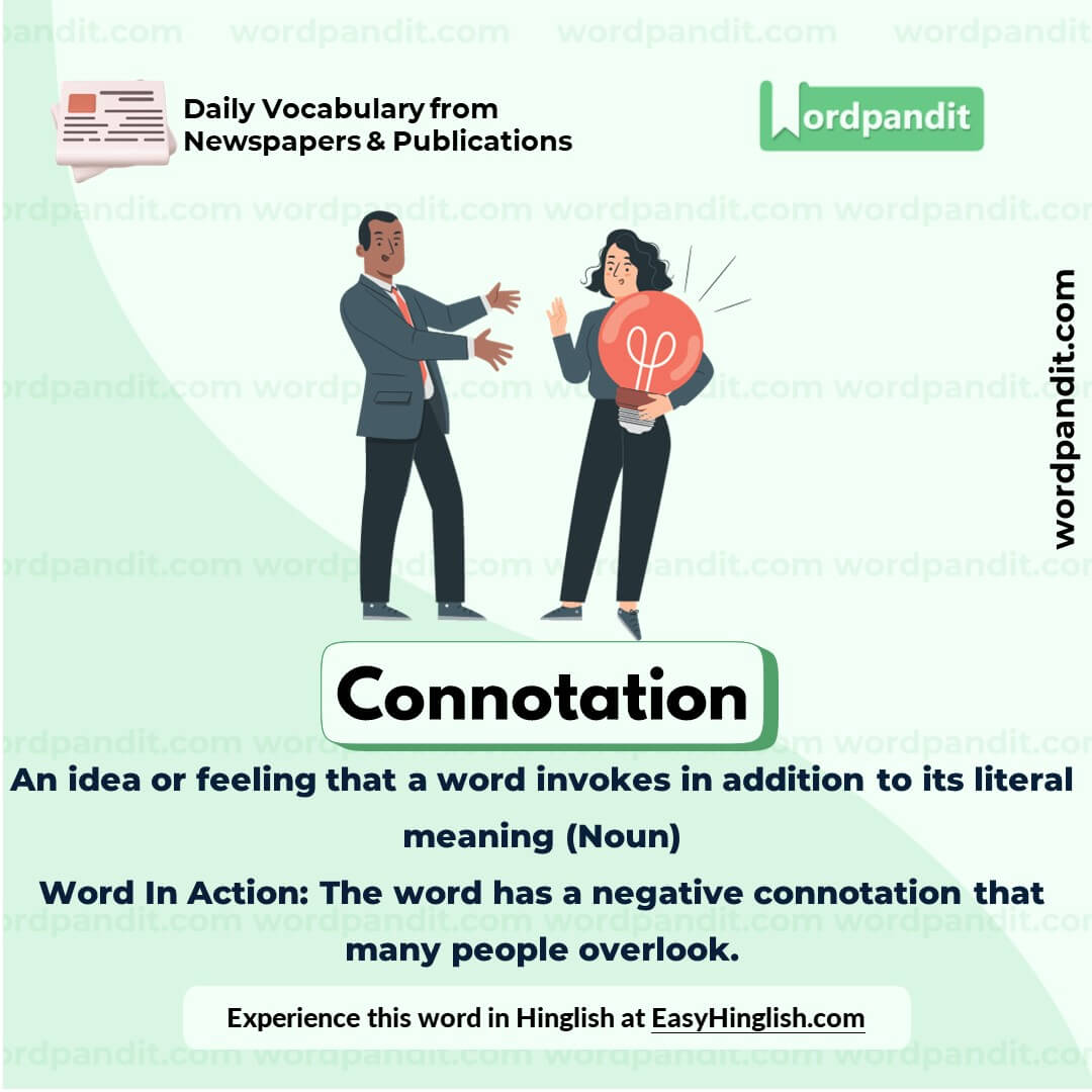 Connotation Vocabulary Picture