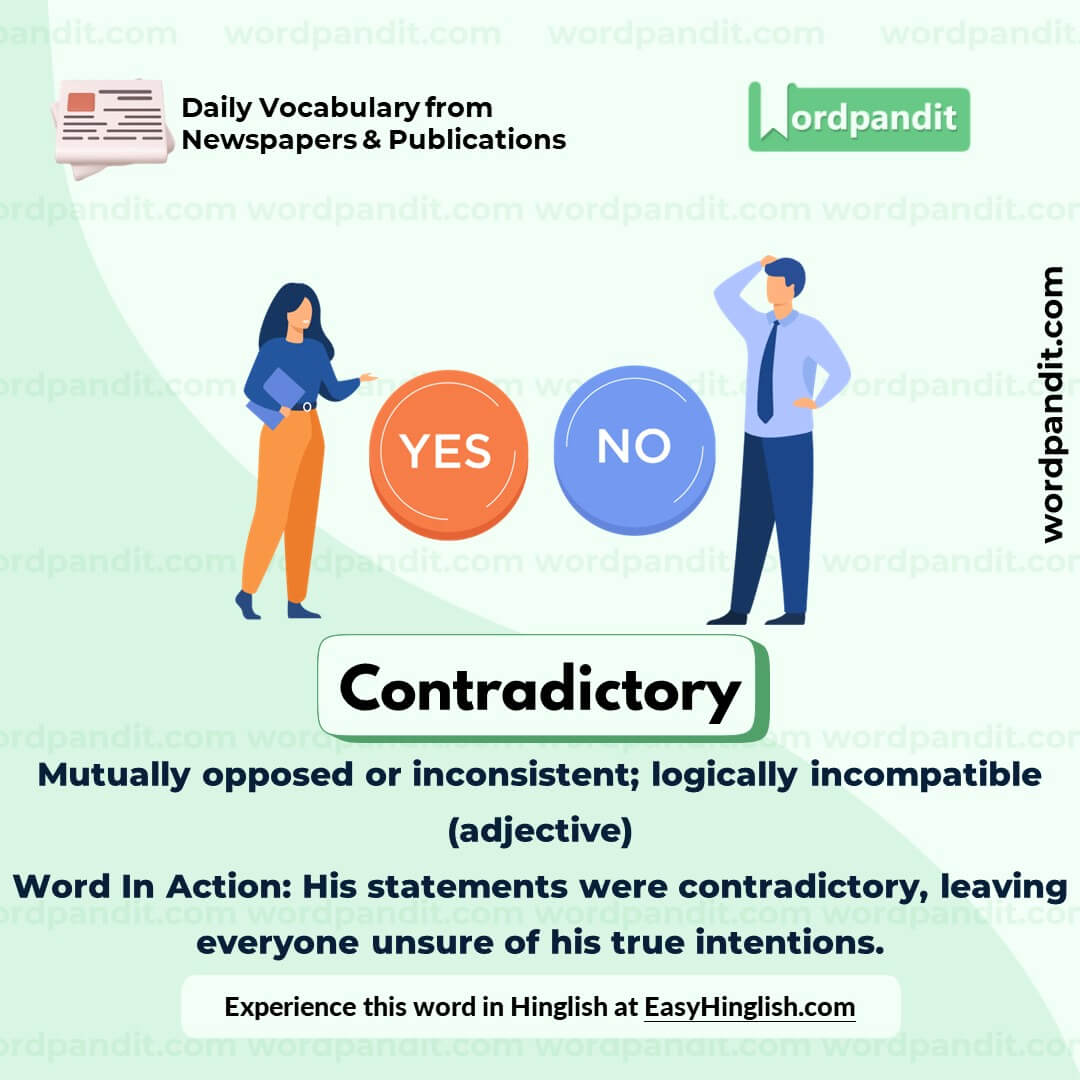 Contradictory Vocabulary Post