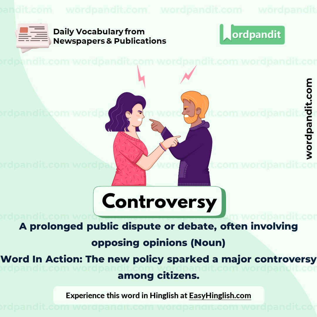 Controversy Vocabulary Post