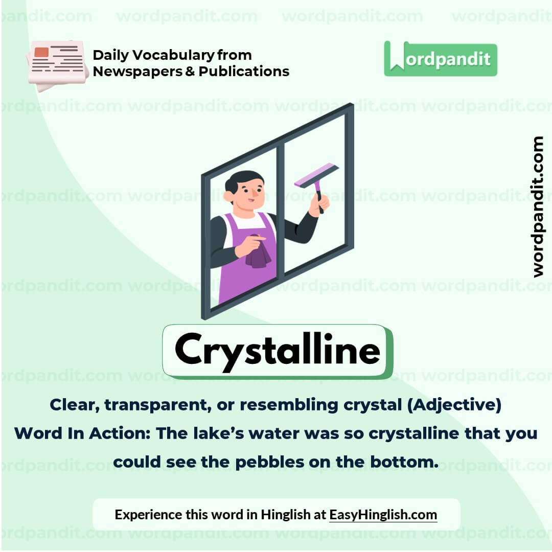 Crystalline Vocabulary Picture