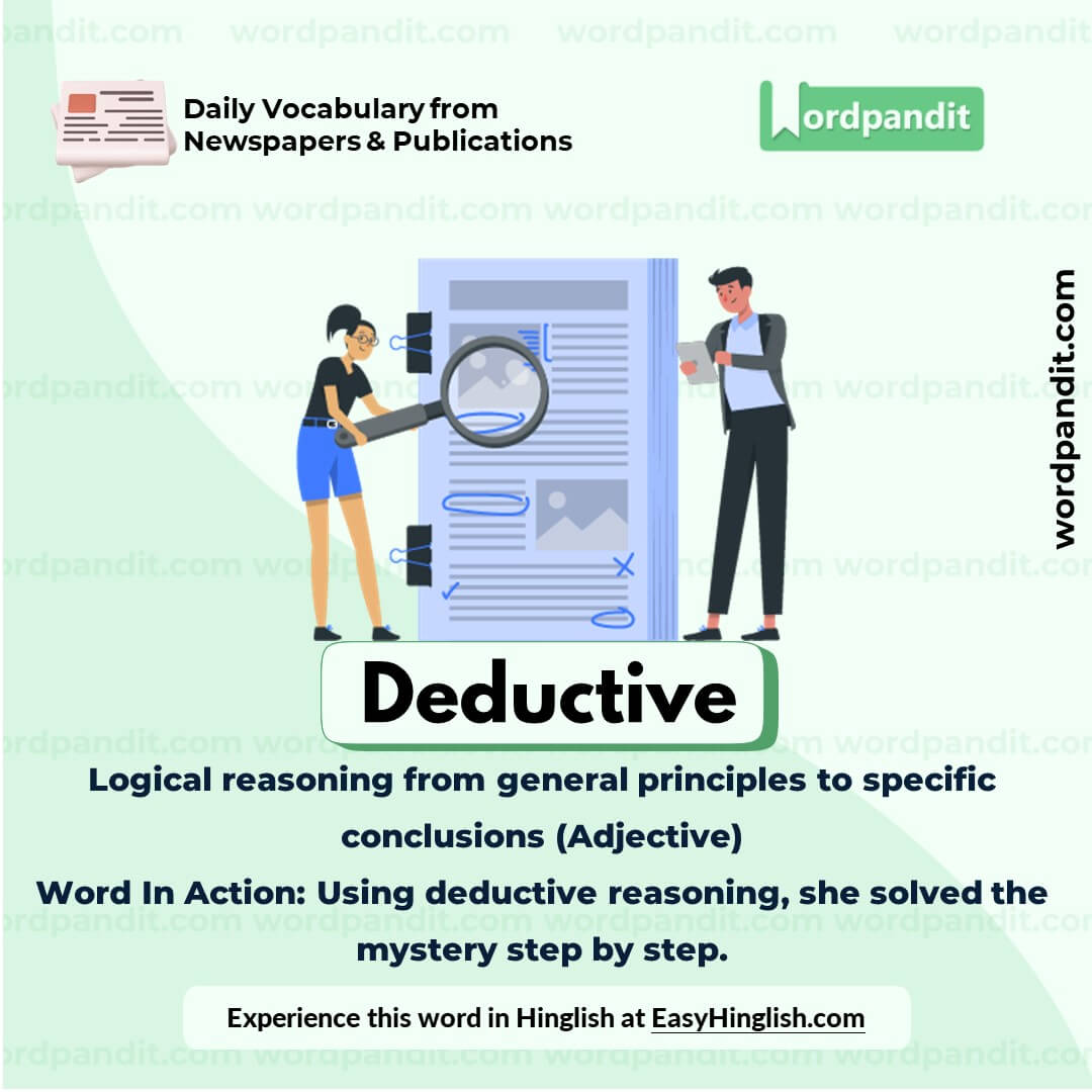 Deductive Vocabulary Picture
