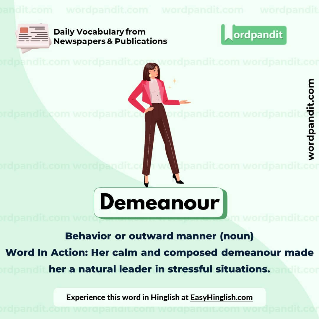 Demeanour Vocabulary Post