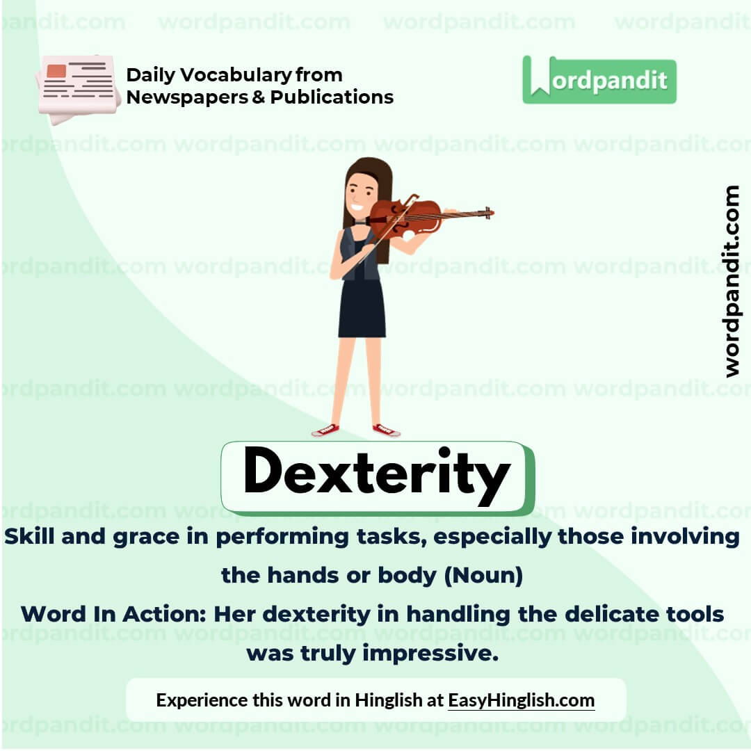 Dexterity Vocabulary Picture