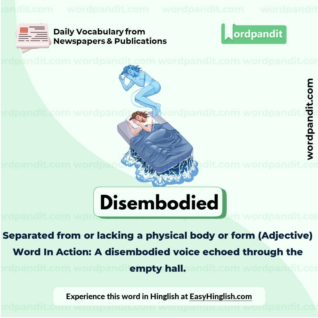 Disembodied Vocabulary Picture