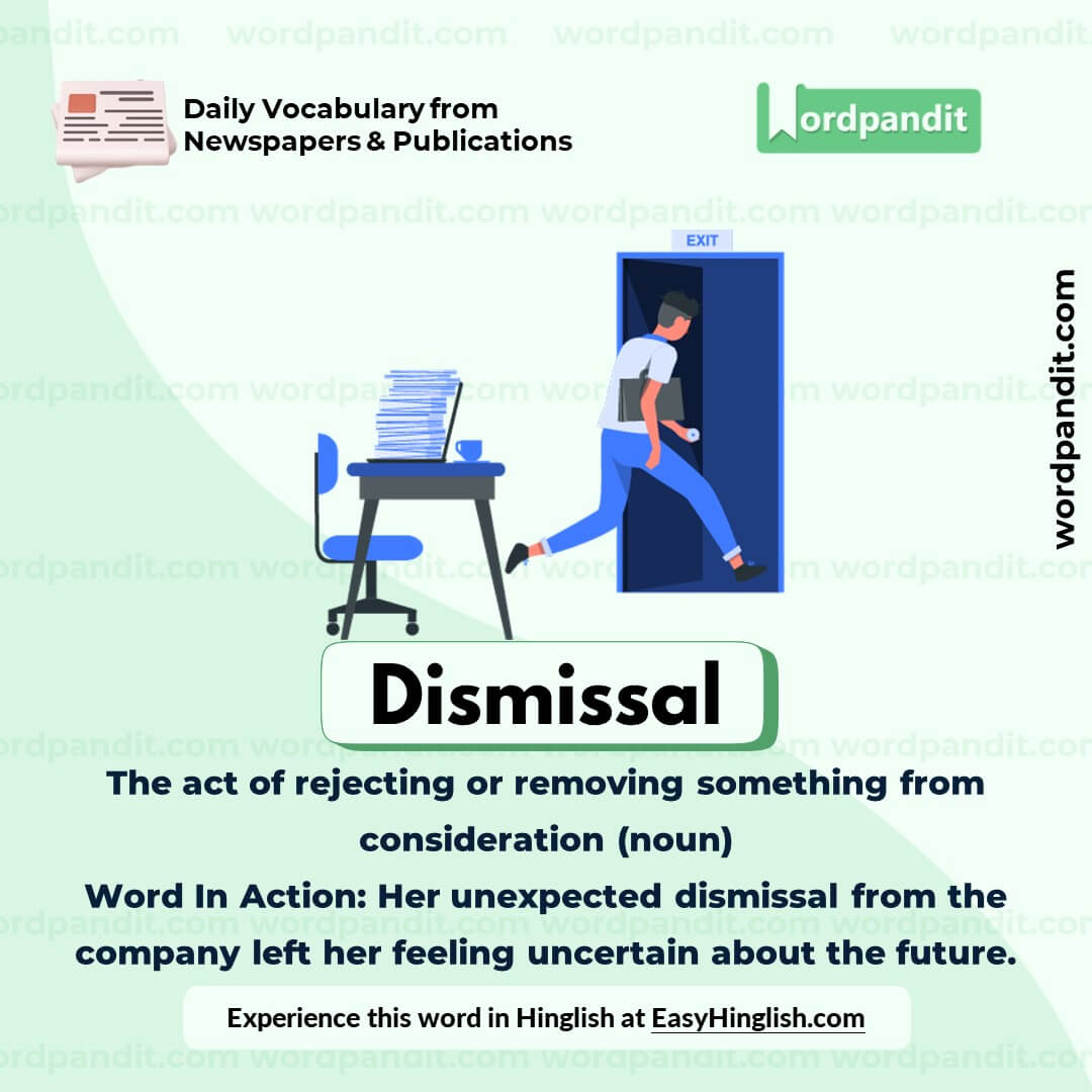 Dismissal Vocabulary Post