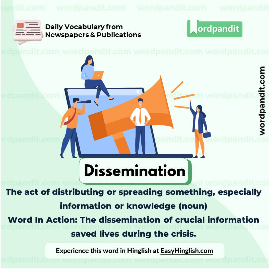 Dissemination Vocabulary Picture