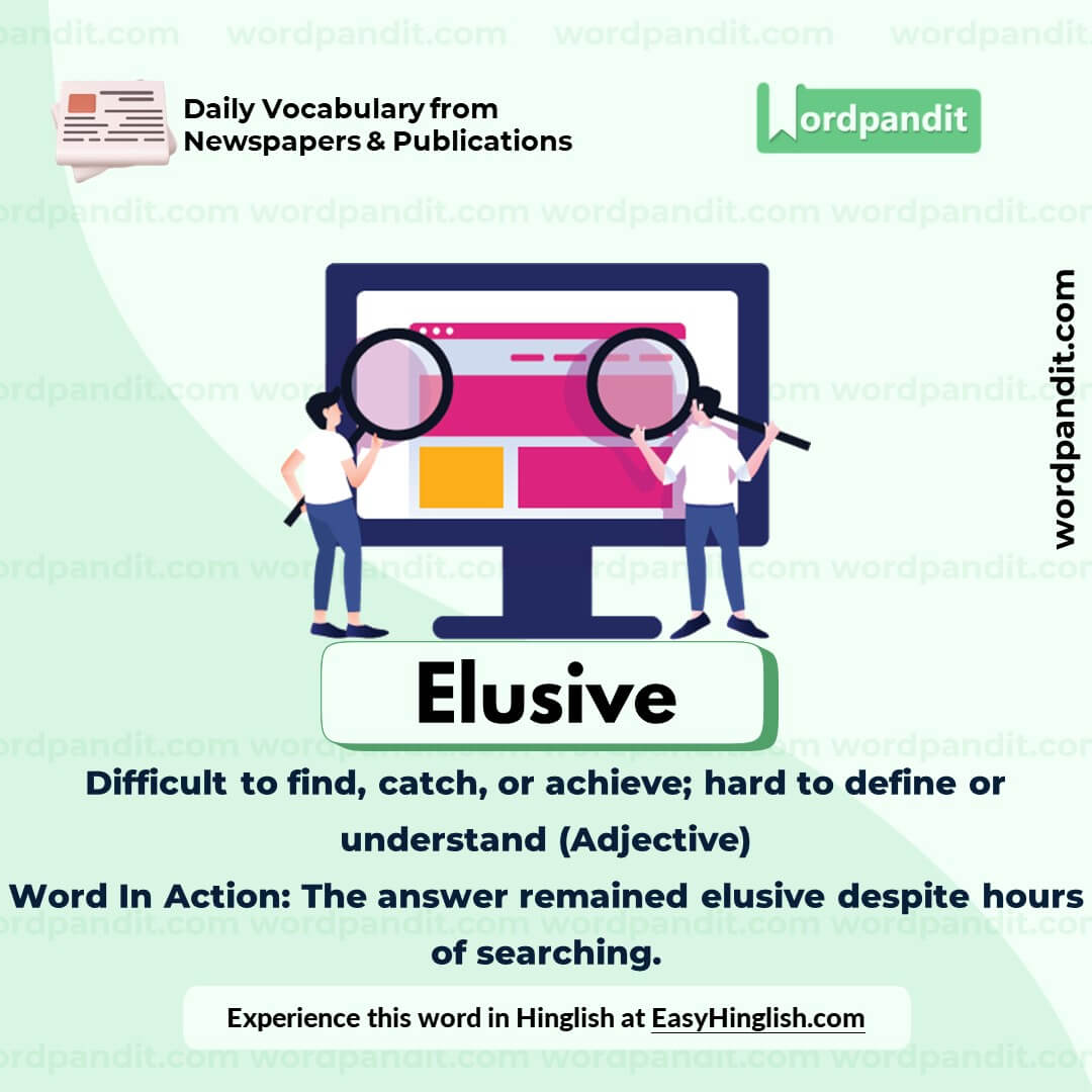 Elusive Vocabulary Post