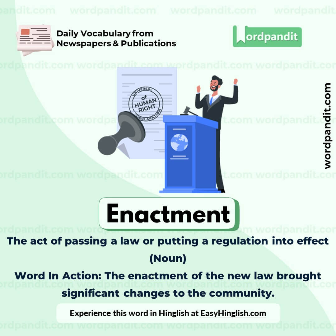 Enactment Vocabulary Post